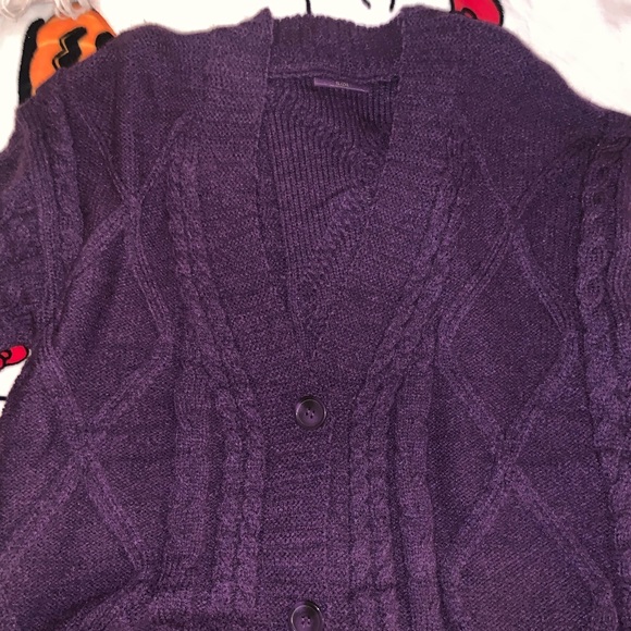 Taylor Swift Speak Now Cardigan Purple Stars Sweater Taylor’s Version TV - Picture 2 of 5